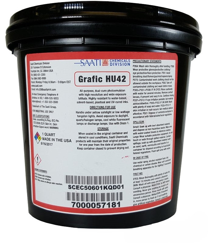 SAATI HU42 Dual Cure Emulsion